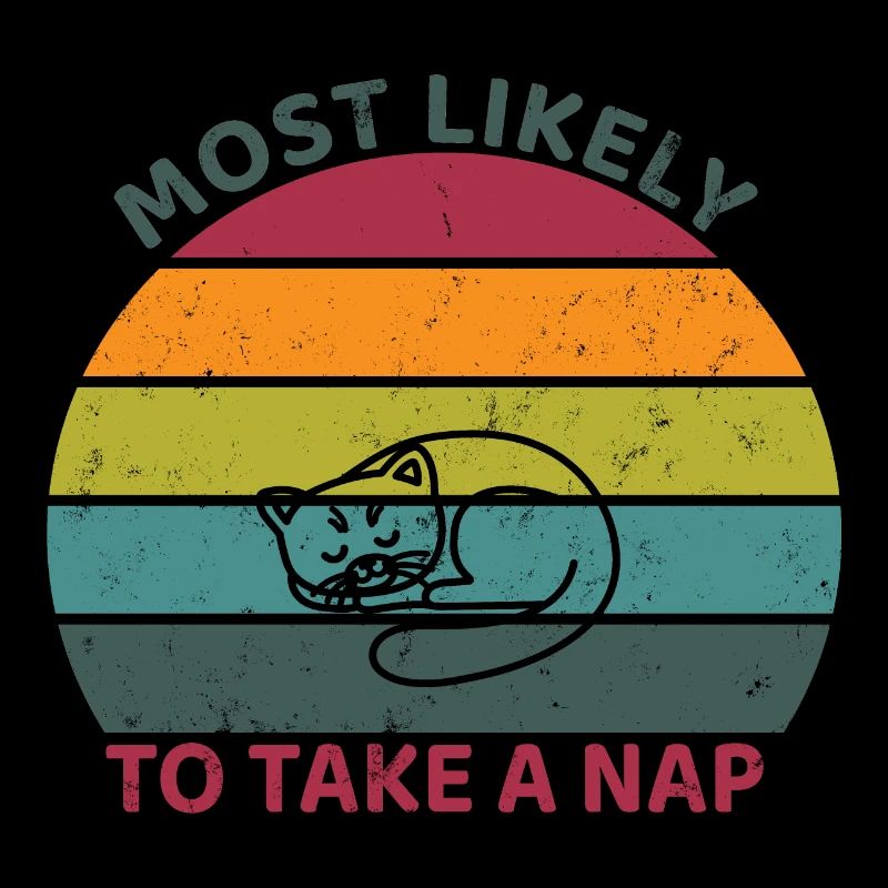 Most likely to take a nap - sleeping cat