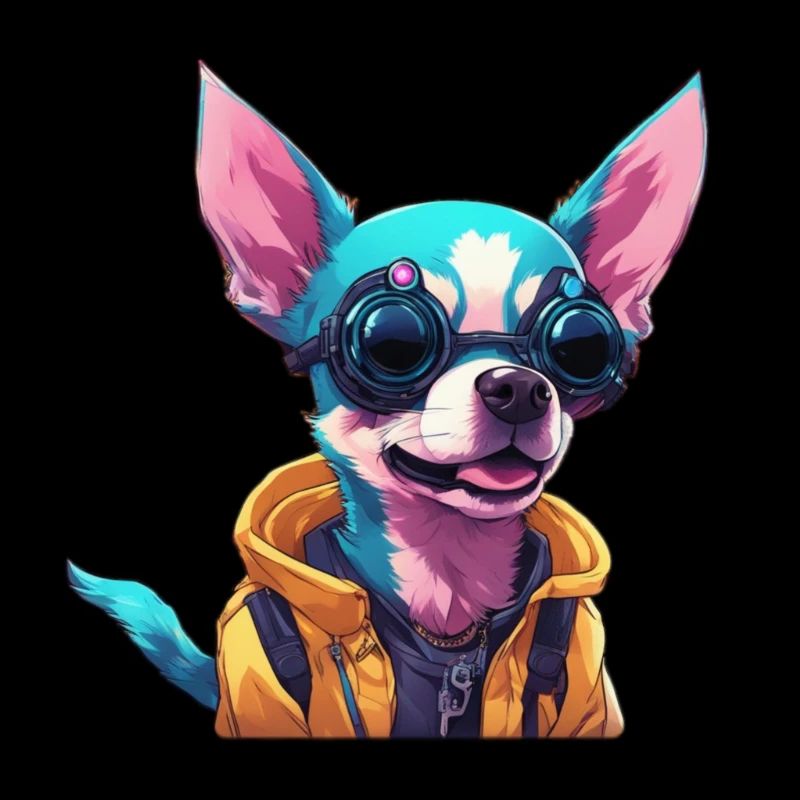 TechTails // Chien Cyberpunk