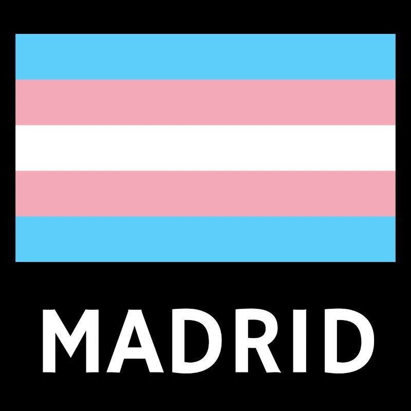 Drapeau de la Trans Pride Madrid