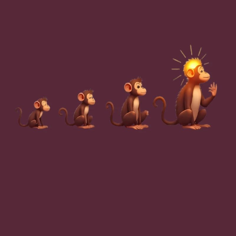Evolution of sun-headed monkeys