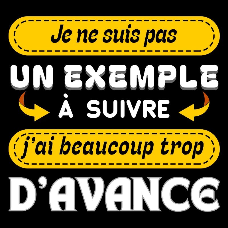 Pas un exemple à suivre