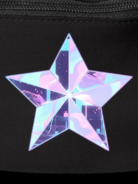Pastel Star Neon Skyline