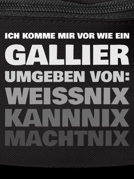 I feel like a Gaul