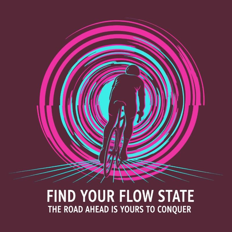 Itinéraire néon Flow State Cyclist