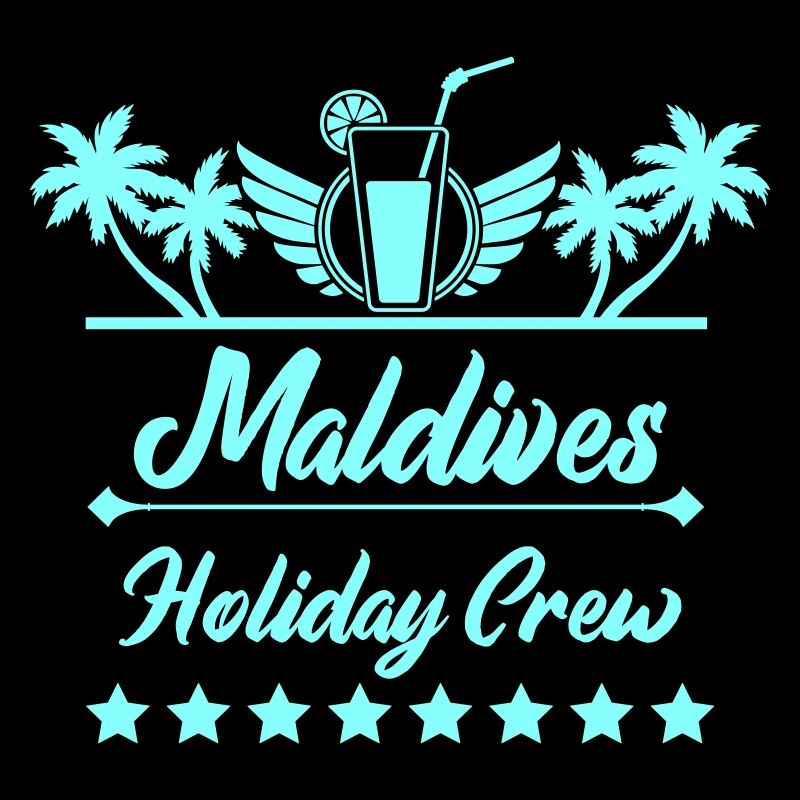 Équipe de vacances aux Maldives