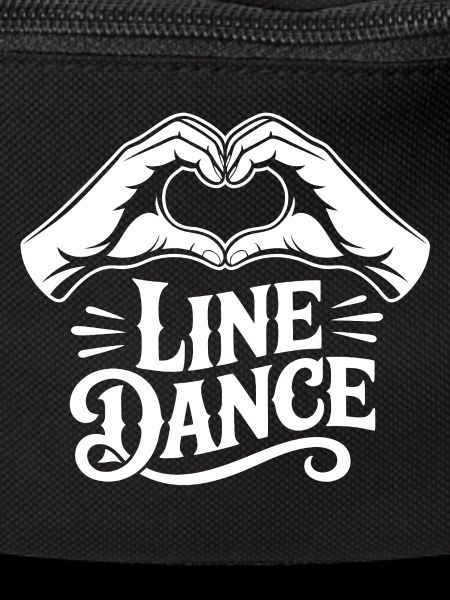 Line Dance Heart Hand Logo