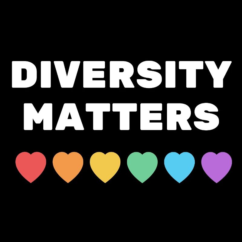 La diversité compte Rainbow Hearts