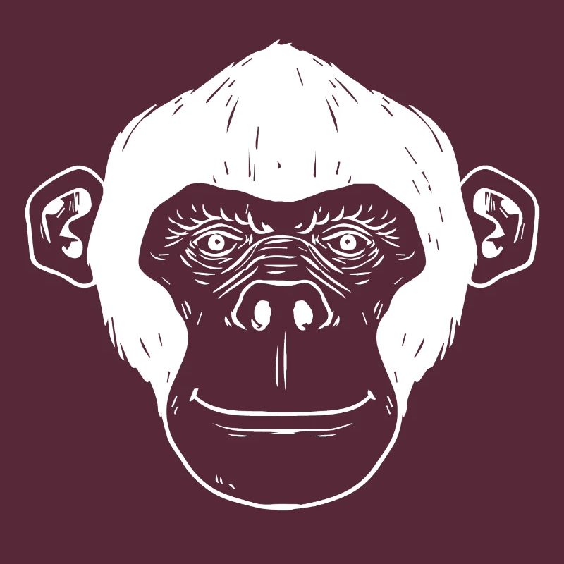 Monkey chimpanzee monkey face gift monkey