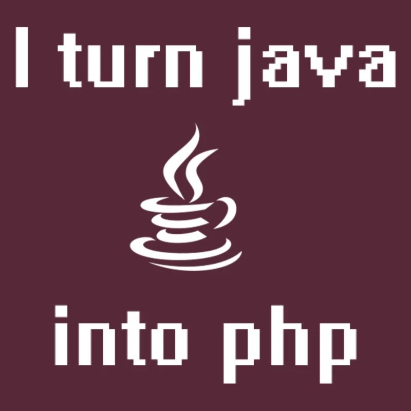 Je transforme java en php