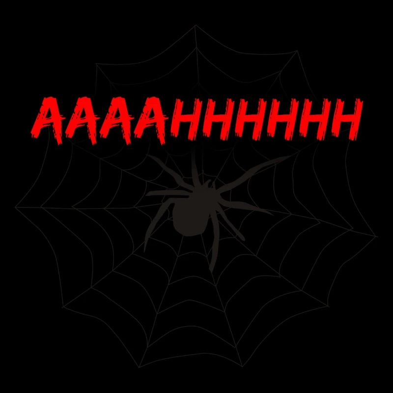 Angst vor Spinne mit Netz