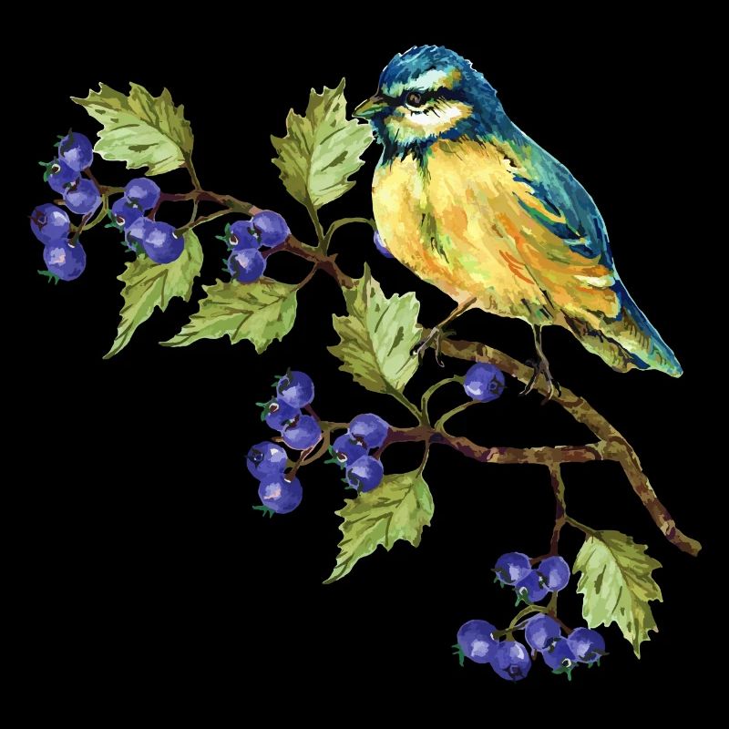 Bunter Vogel