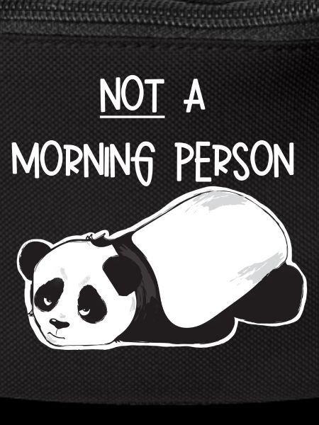 Kein morgendliches Mensch-Grumpy Panda