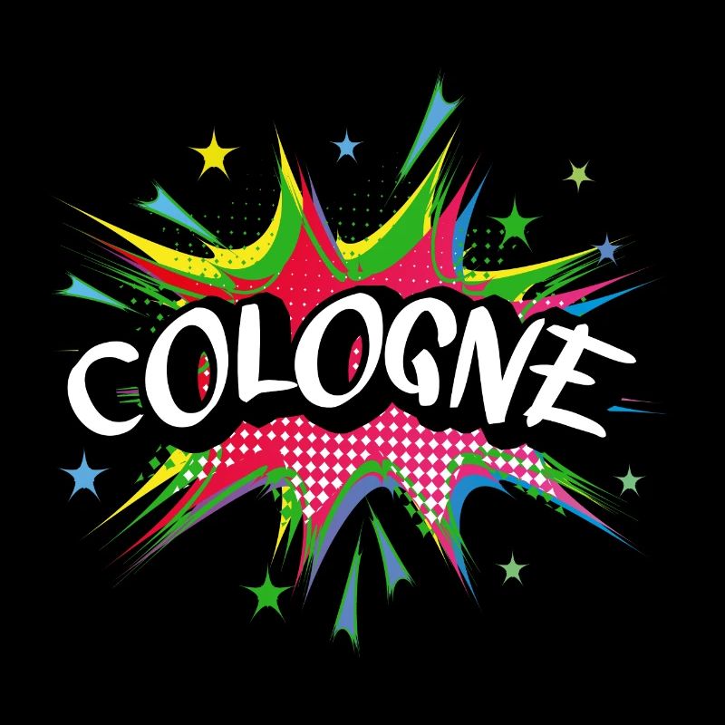 Cologne Cologne Germany City Pop Art Comic Art