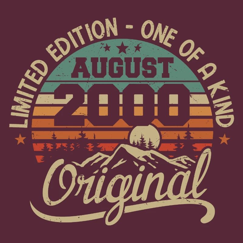 August 2000 Birthday Gift - Born in August 2000