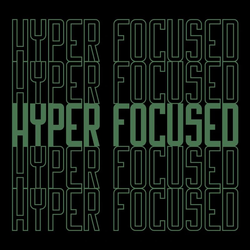 Hyperfocalisé en vert