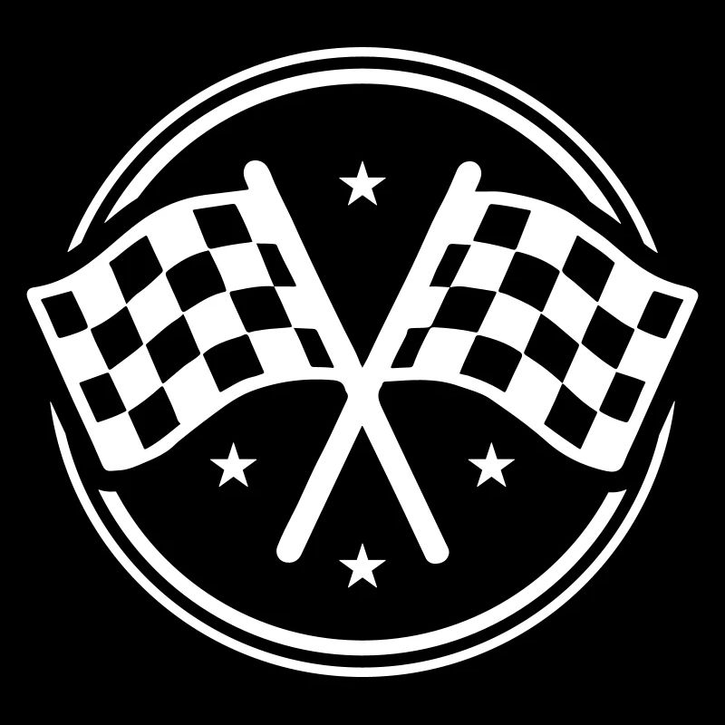 Racing race flag checkered flag
