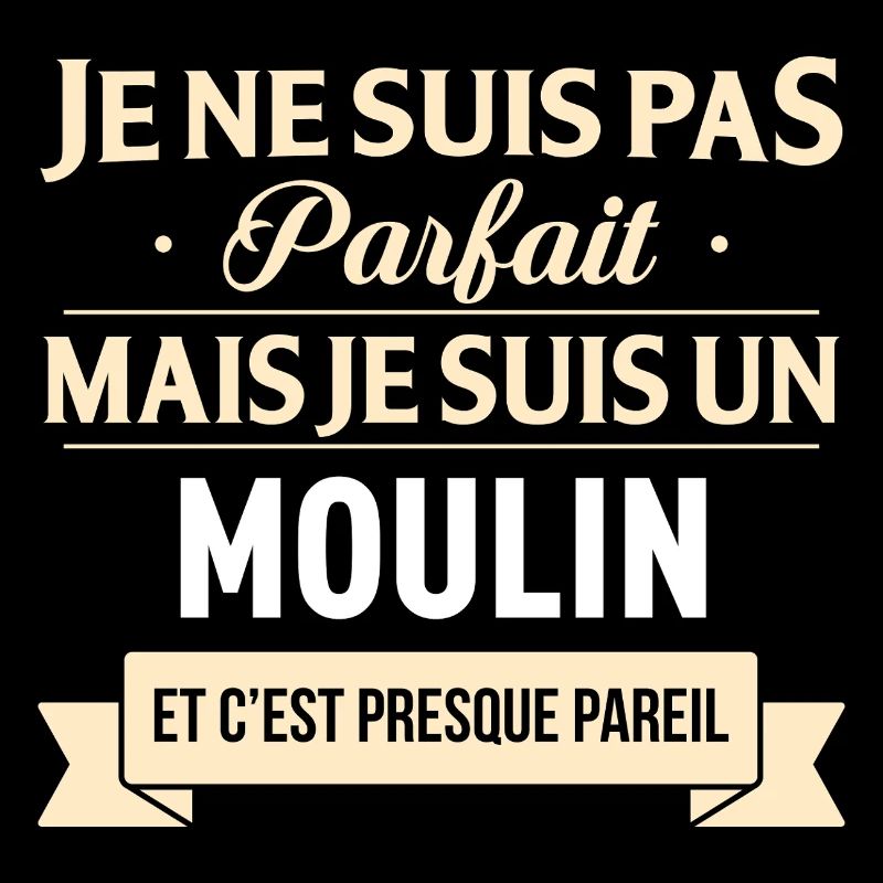 Je Ne Suis Pas Parfait Mais Je Suis Un Moulin E...