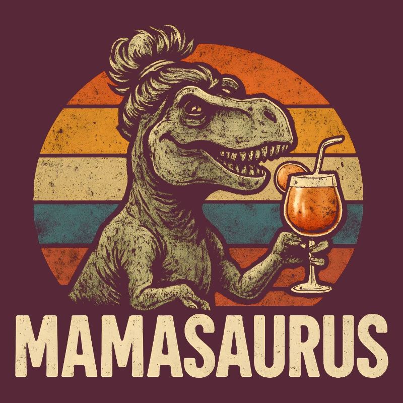Mamasaurus Mama Mutter Geschenkidee Humor Lustig