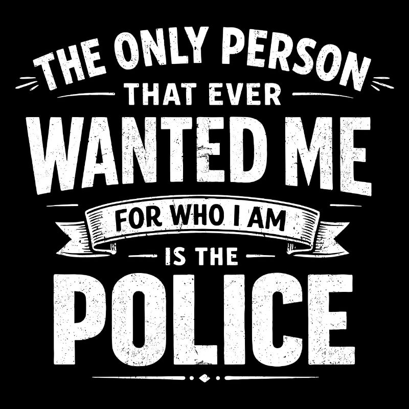 Humor. Die Polizei will mich so, wie ich bin.
