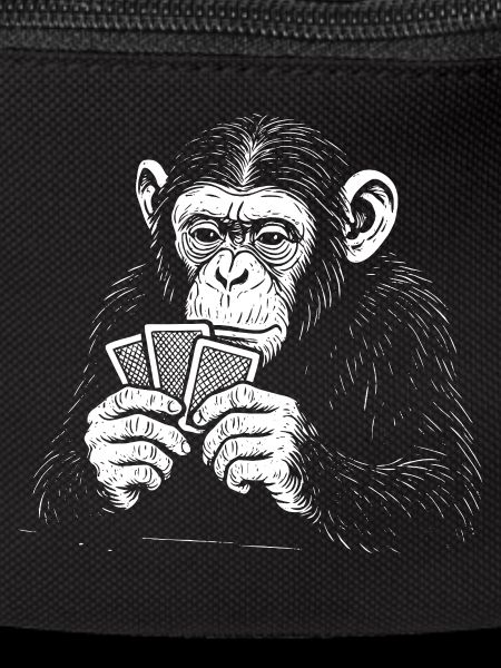 Chimp playing Cards
