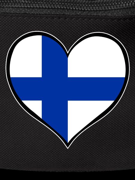 Finland Heart Flag