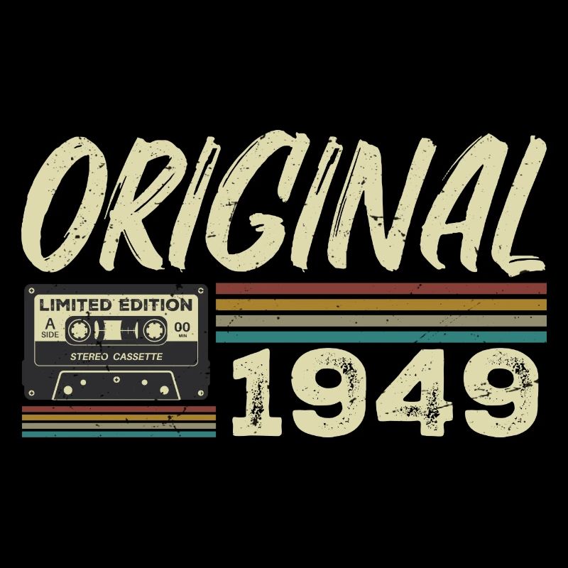 Original 1949 Retro Geburtstagsgeschenk Geboren 1949