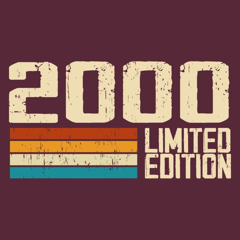 Né en 2000 - Vintage 2000 Anniversaire Rétro