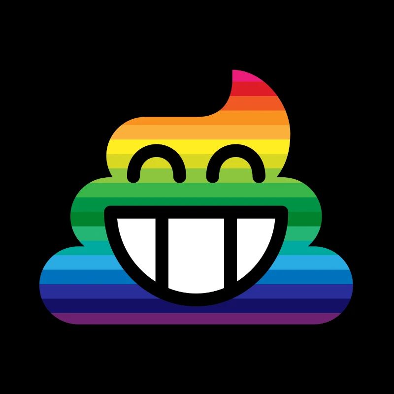 Émoticône Rainbow Caca Stinkfingers