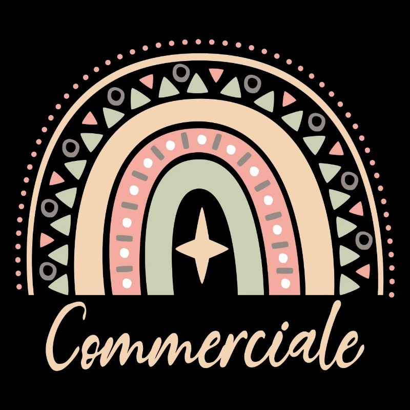 Cadeau Commerciale. Boho Rainbow commerciale.