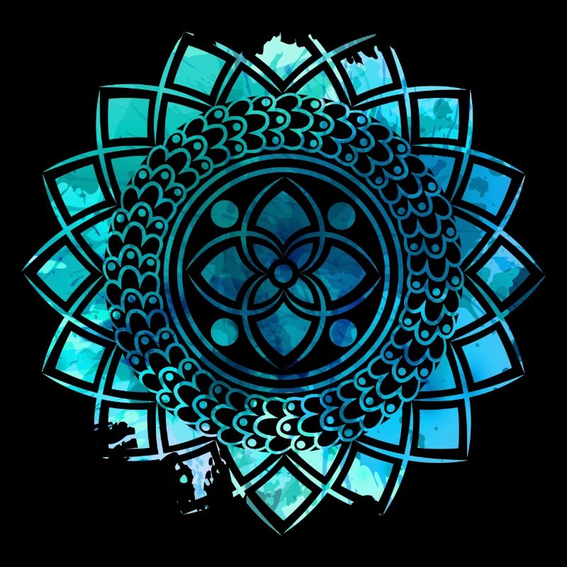 Mandala - Blau