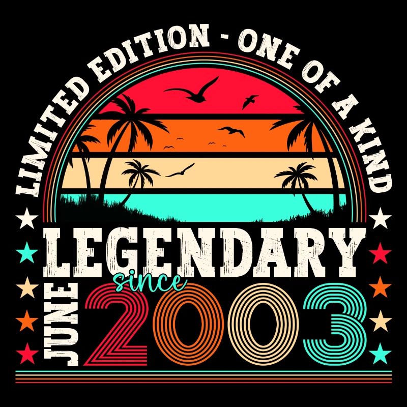 Legende Juni 2003 19. Geburtstag Geschenk Herren
