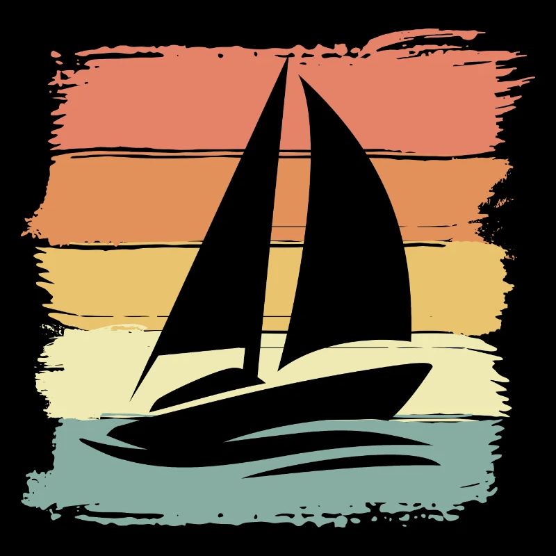 Sailing Retro Vintage