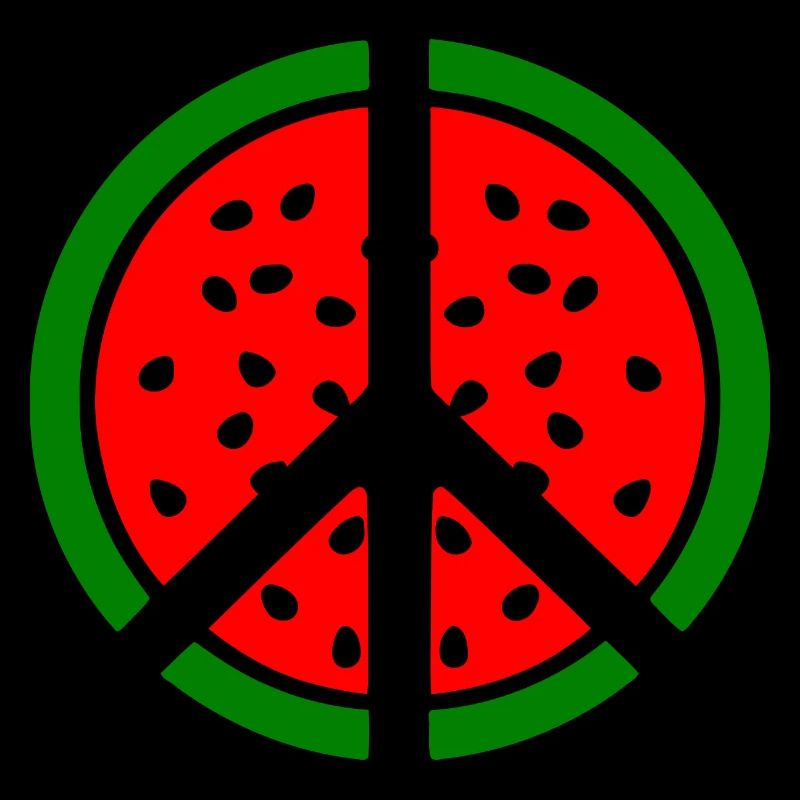 Symbole de paix pastèque