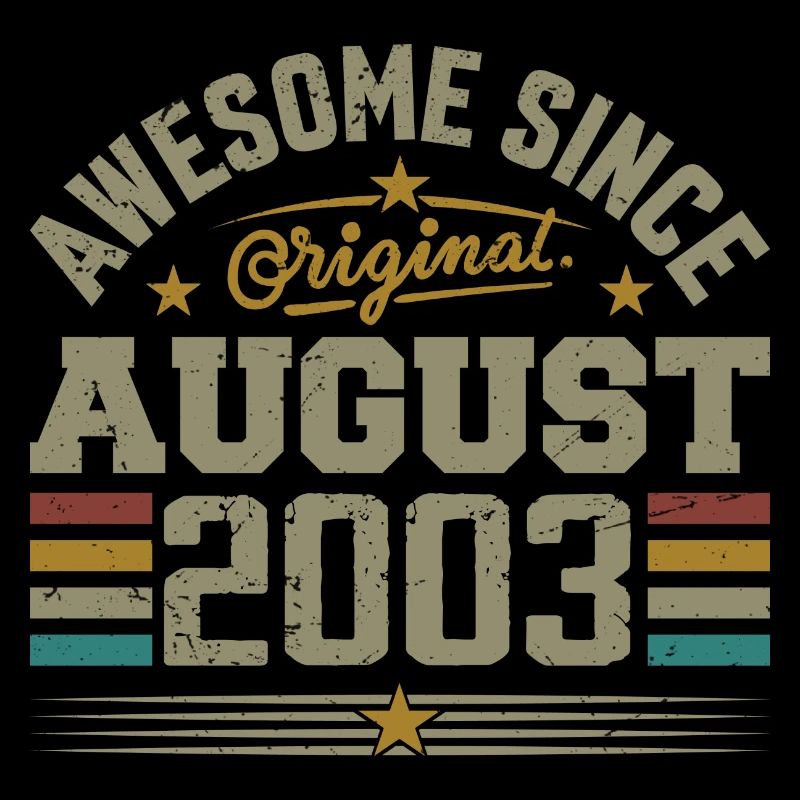 Août 2003 Anniversaire Août 2003 August 2003 Rétro