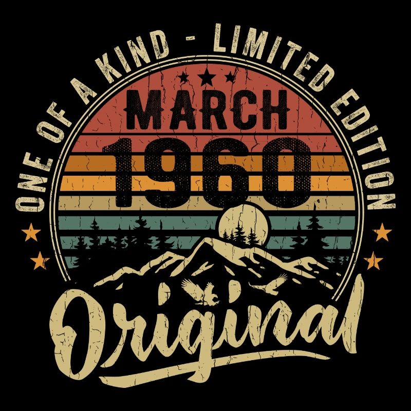 Idées D’anniversaire Mars 1960 Original March 1960