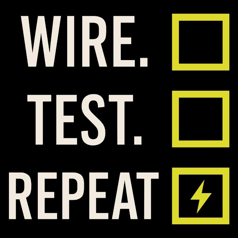 Apprentice electrician, student in the electrical trade
