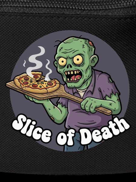 Tranche de pizza zombie