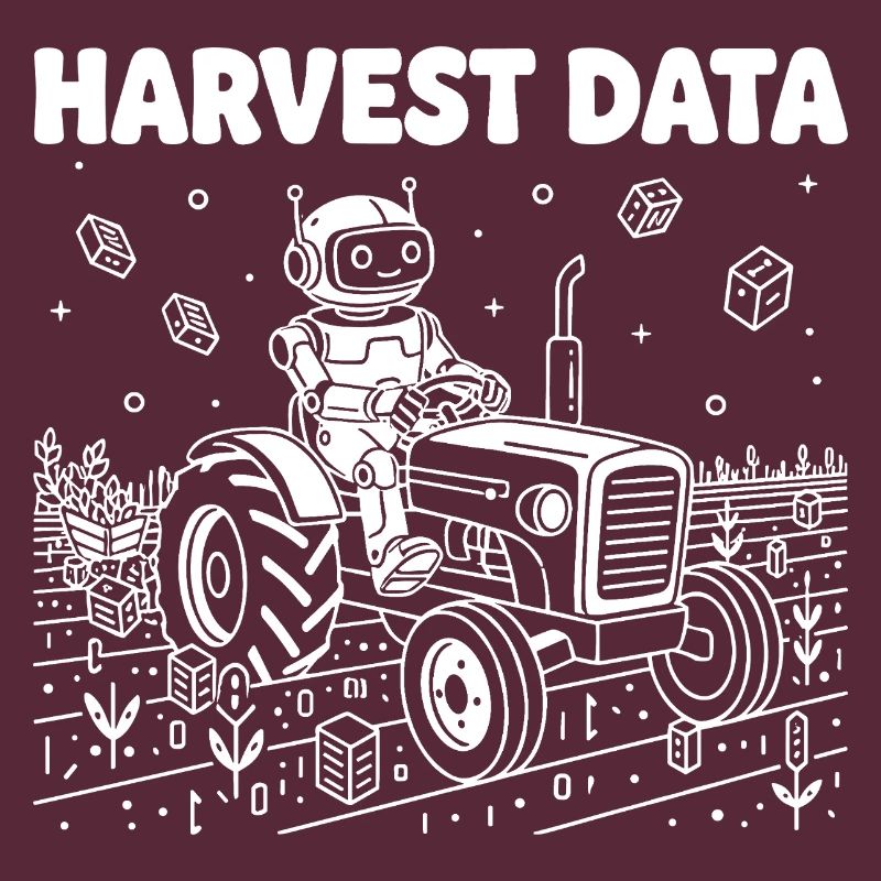 Harvest Data robot on tractor