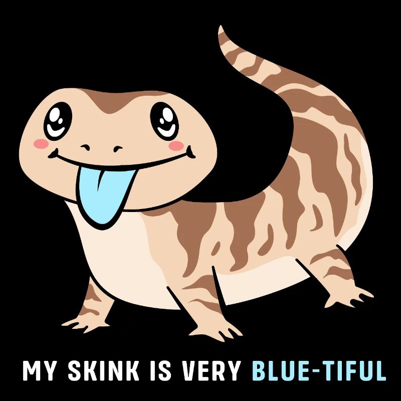 Lézard à langue bleue