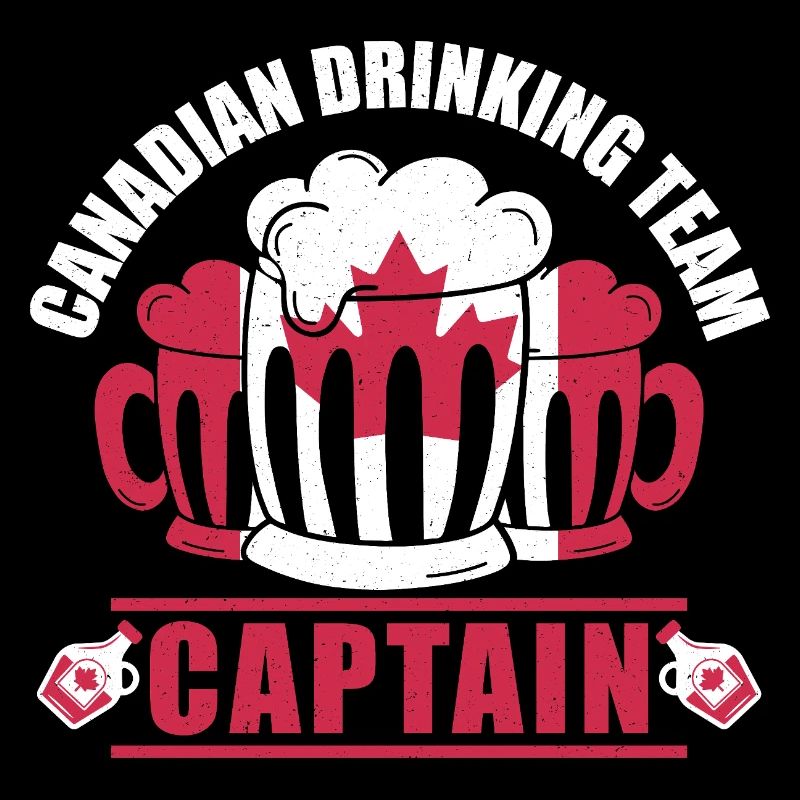 Chope de bière Canada Captain Maple Leaf Party Design