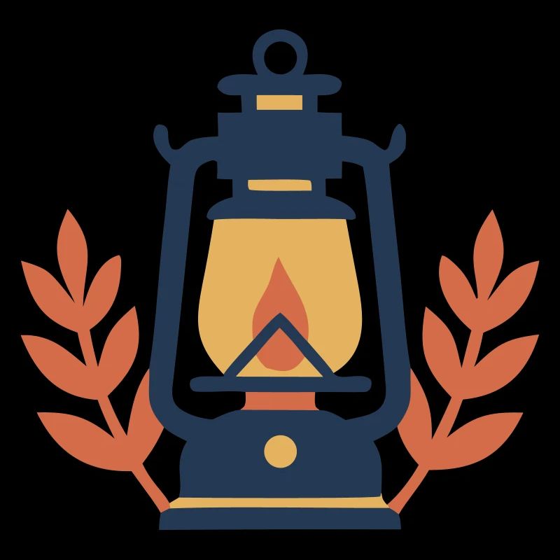 Camping Lantern Nature Forest