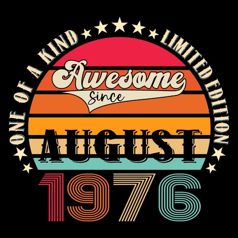 Awesome since August 1976 46. Geburtstag Geschenk
