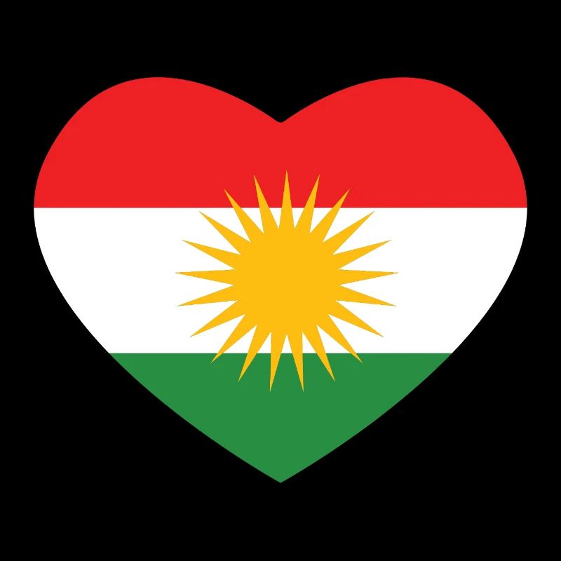 Kurdistan Flagge Bakur Bashur Rojava Rojhlt Newroz