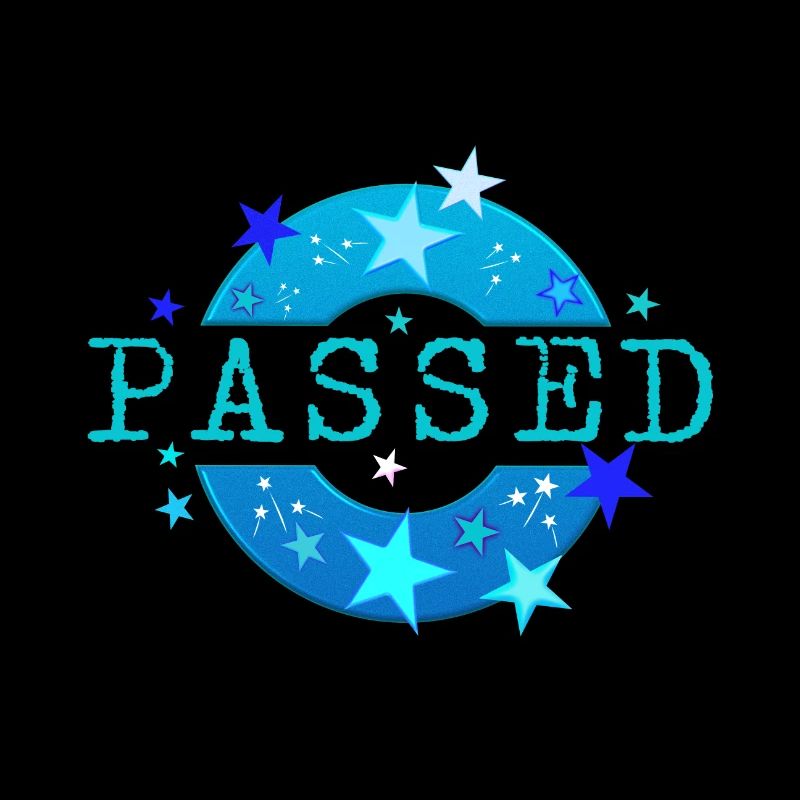 Passed exam passed Abi