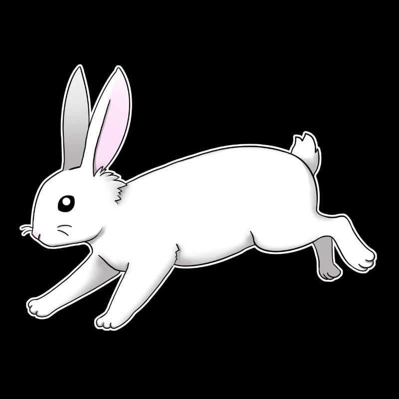 weißer Hase