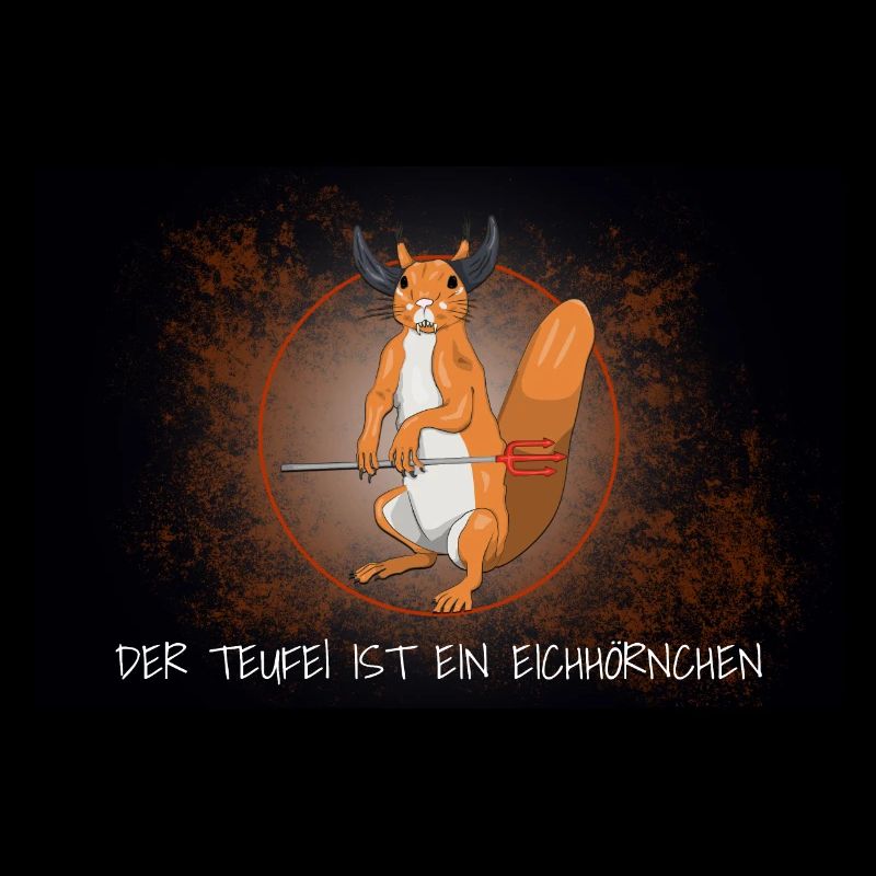 Der Teufel ist ein Eichhörnchen Horror Halloween