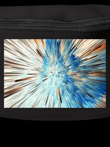 Radiale Blaue Explosion