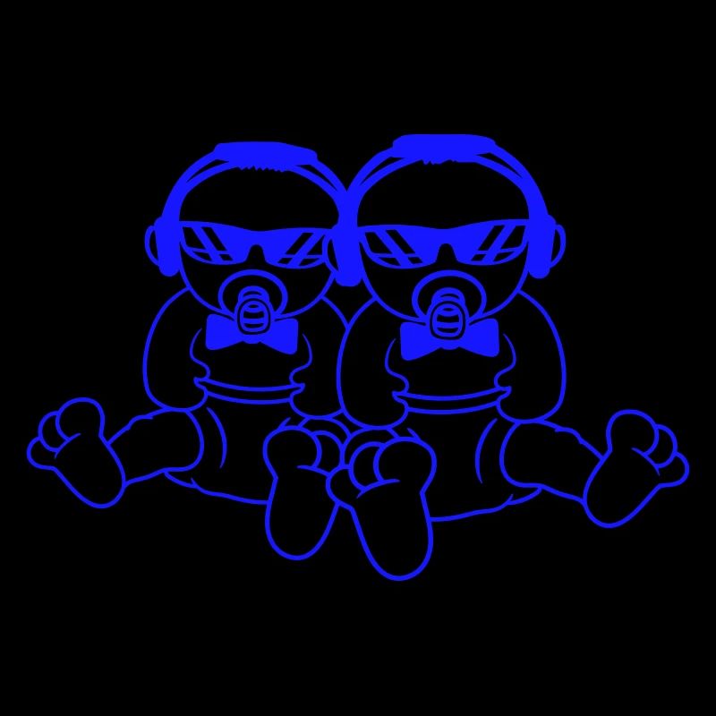 Bébés Cool 2 DJ Mignon Bambins Équipe Frères Crew