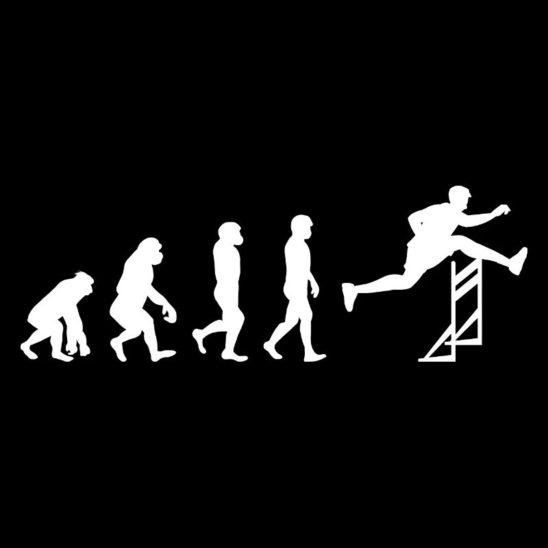 Hürden Hürdenlauf Hürdenläufer Evolution