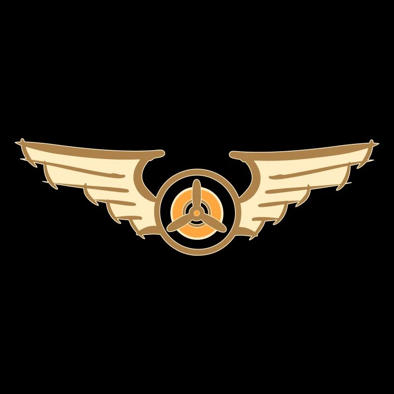 Aviation Symbol Luftwaffenschwinge Flugzeug Pilot